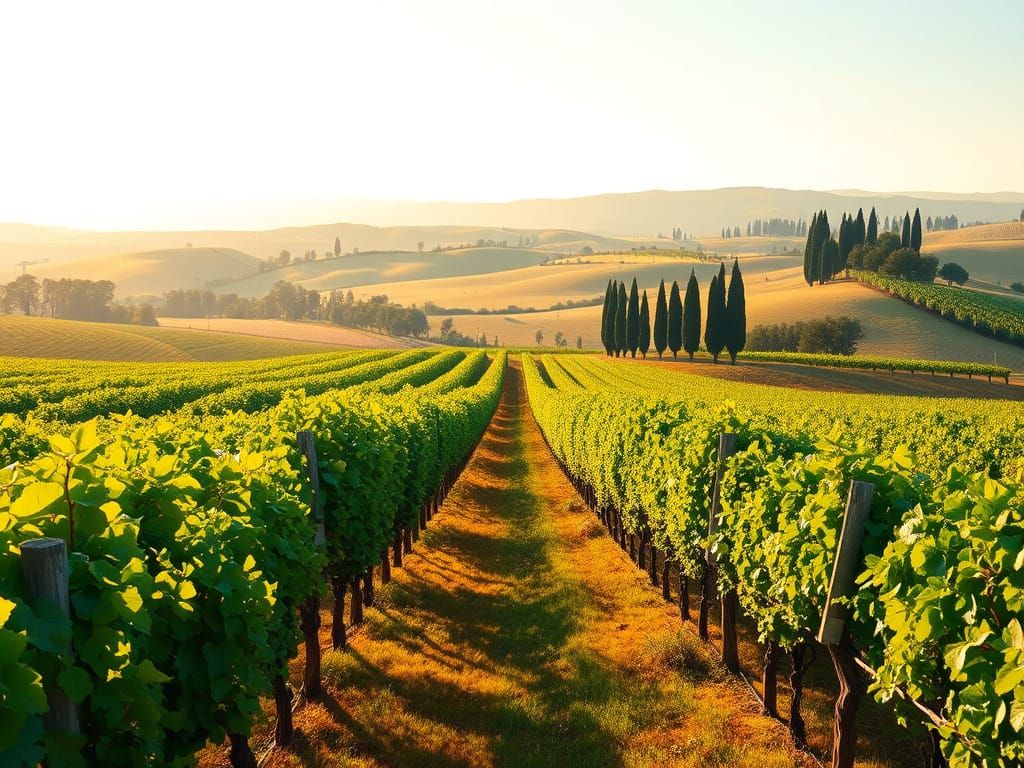 Tuscan Vineyard