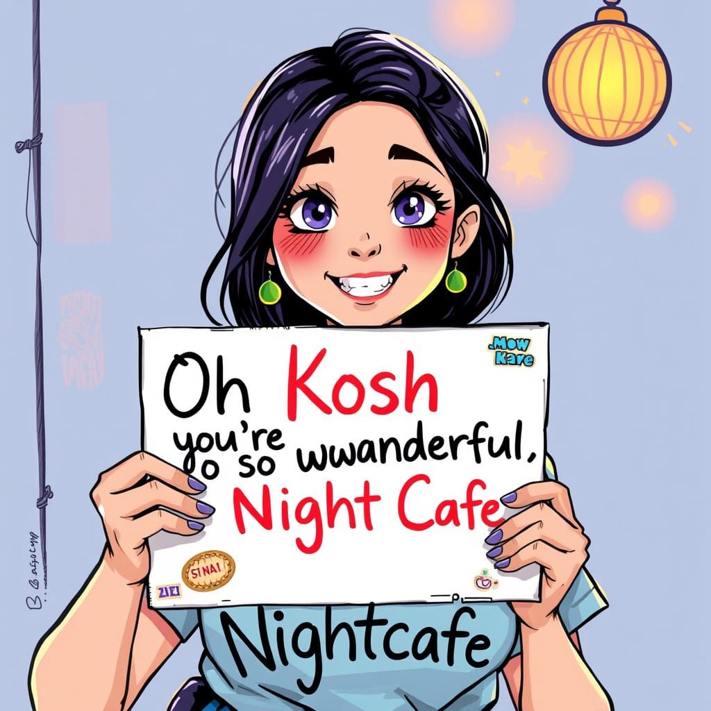 why do i keep being notified about kosh's art and no one else? bit suss nightcafe.