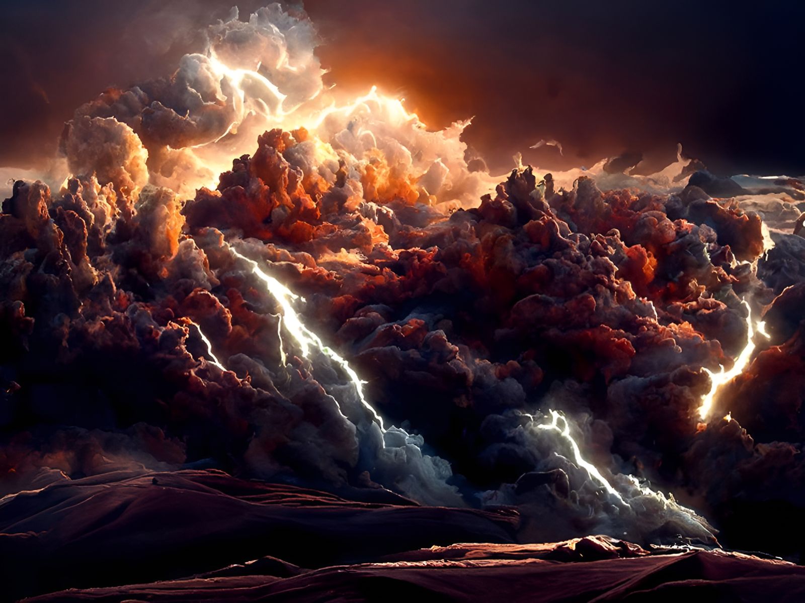 Colorful Night Sky Concept Art