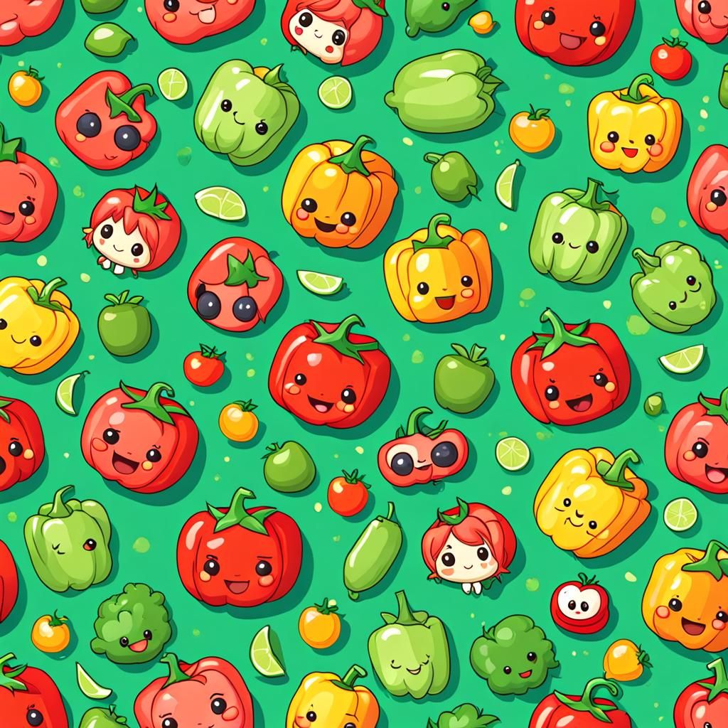 Chibi Fruits & Vegetables