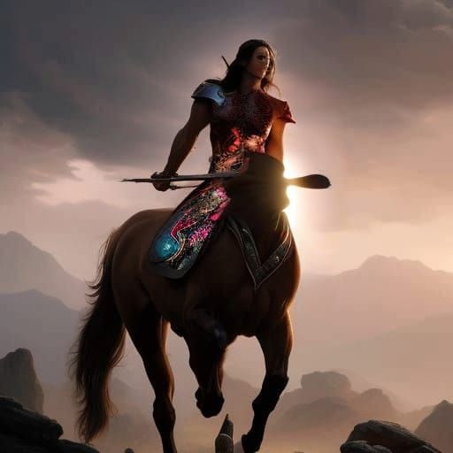 AI Generated Human Torso and Arm