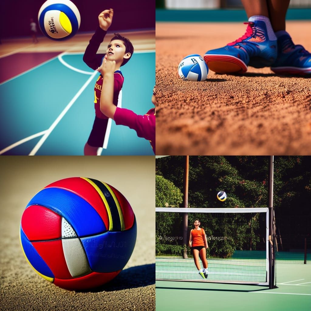 Volleyball and Basketball Action: Professional Photography