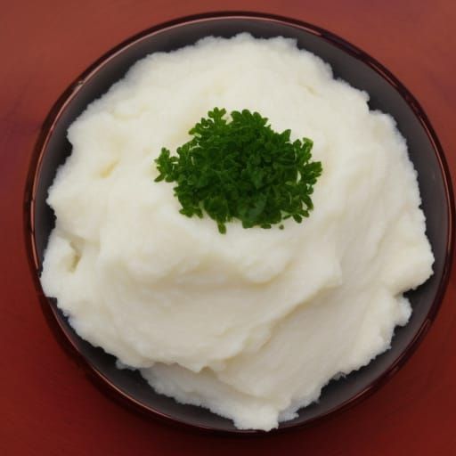 Sparkling Glitter on Mashed Potato Volcano