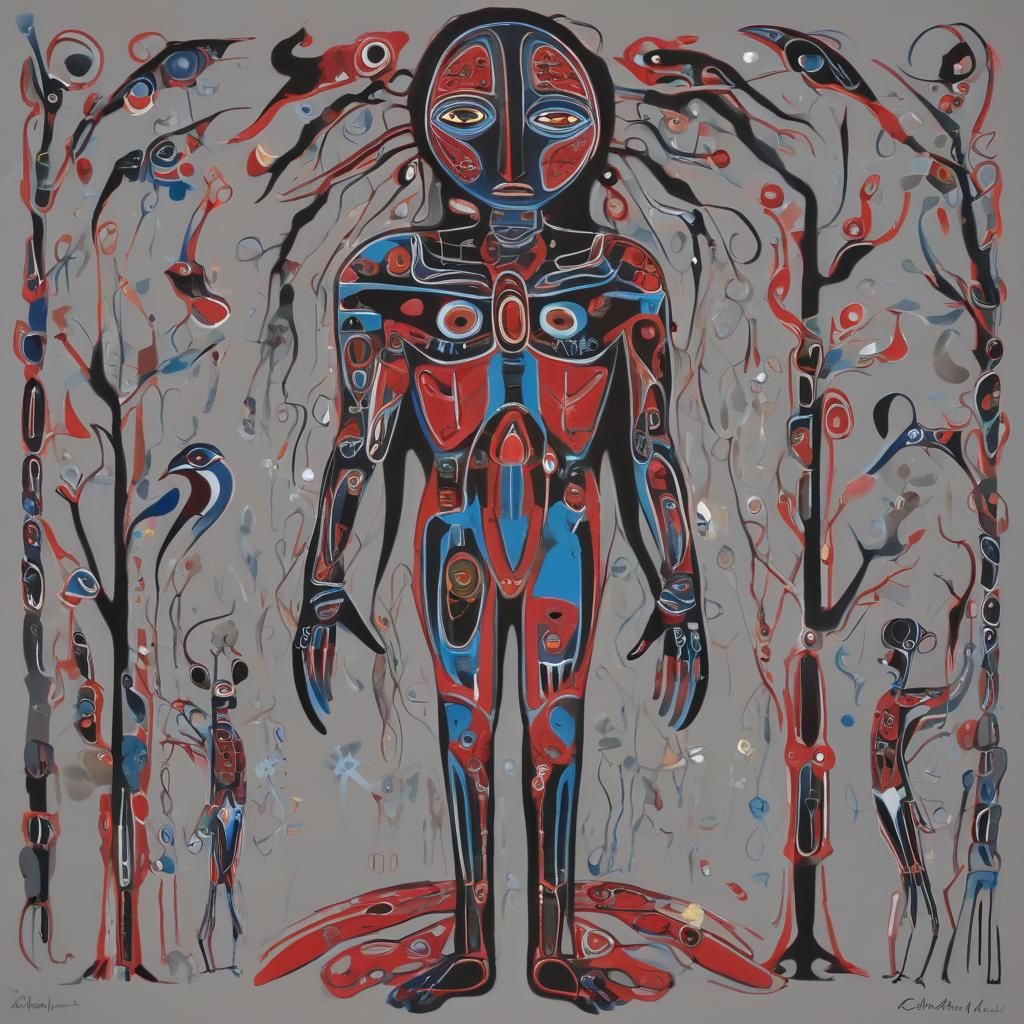 Grimdark Landscape in Dark Fantasy Style