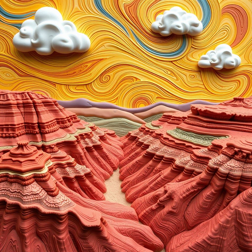 Layers of the badlands