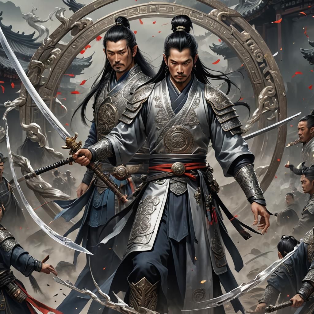 Qi Cultivation Pick Lord with Swords