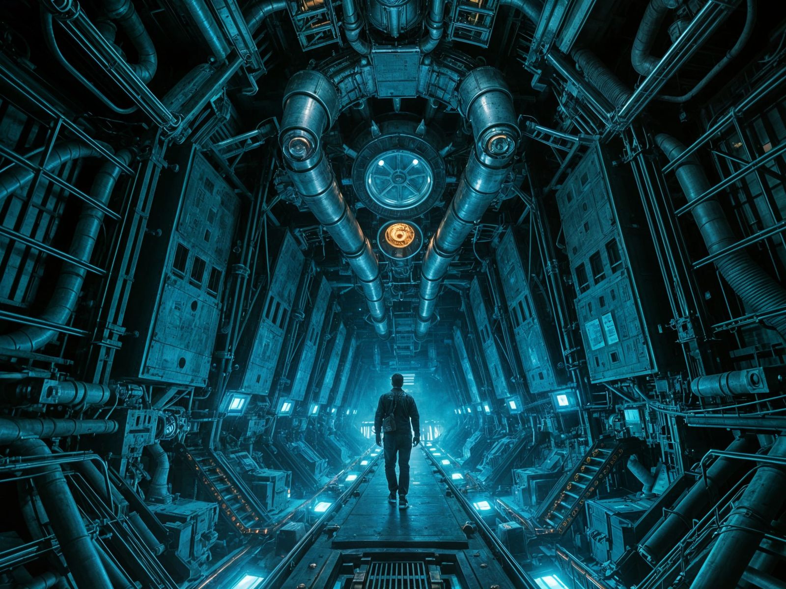 Exploring the Vast Mechanical Heart of a Titan Mech