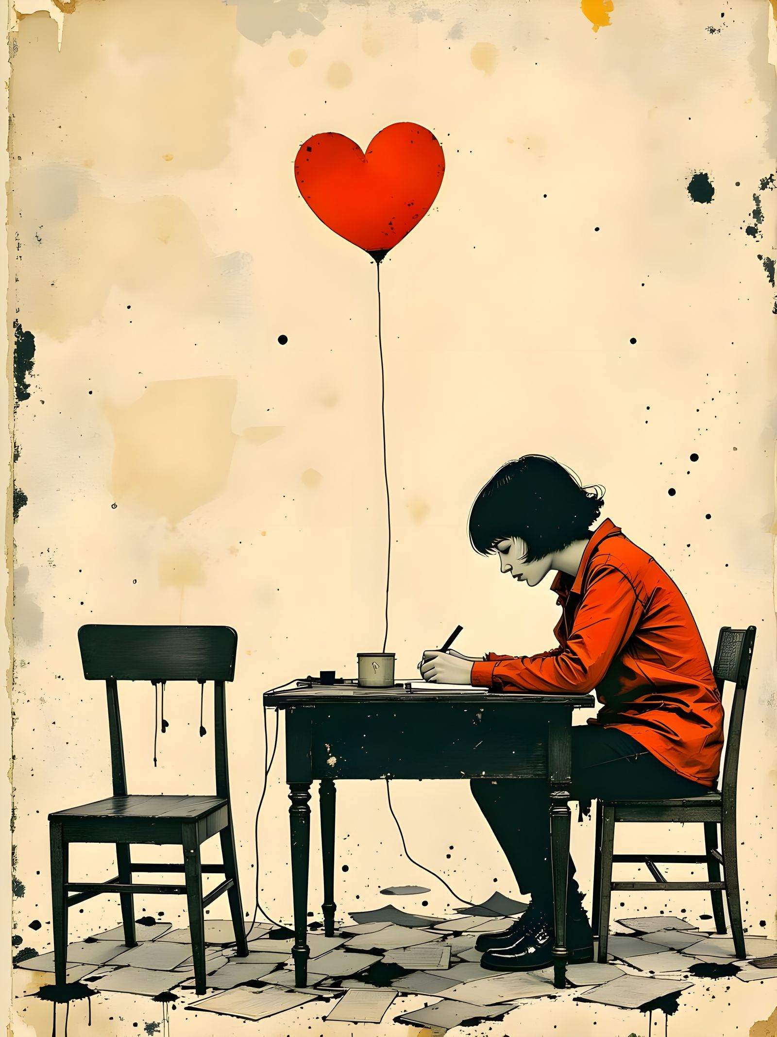 Whispers to Forgotten Furniture in a Romantic, Mixed-Media A...