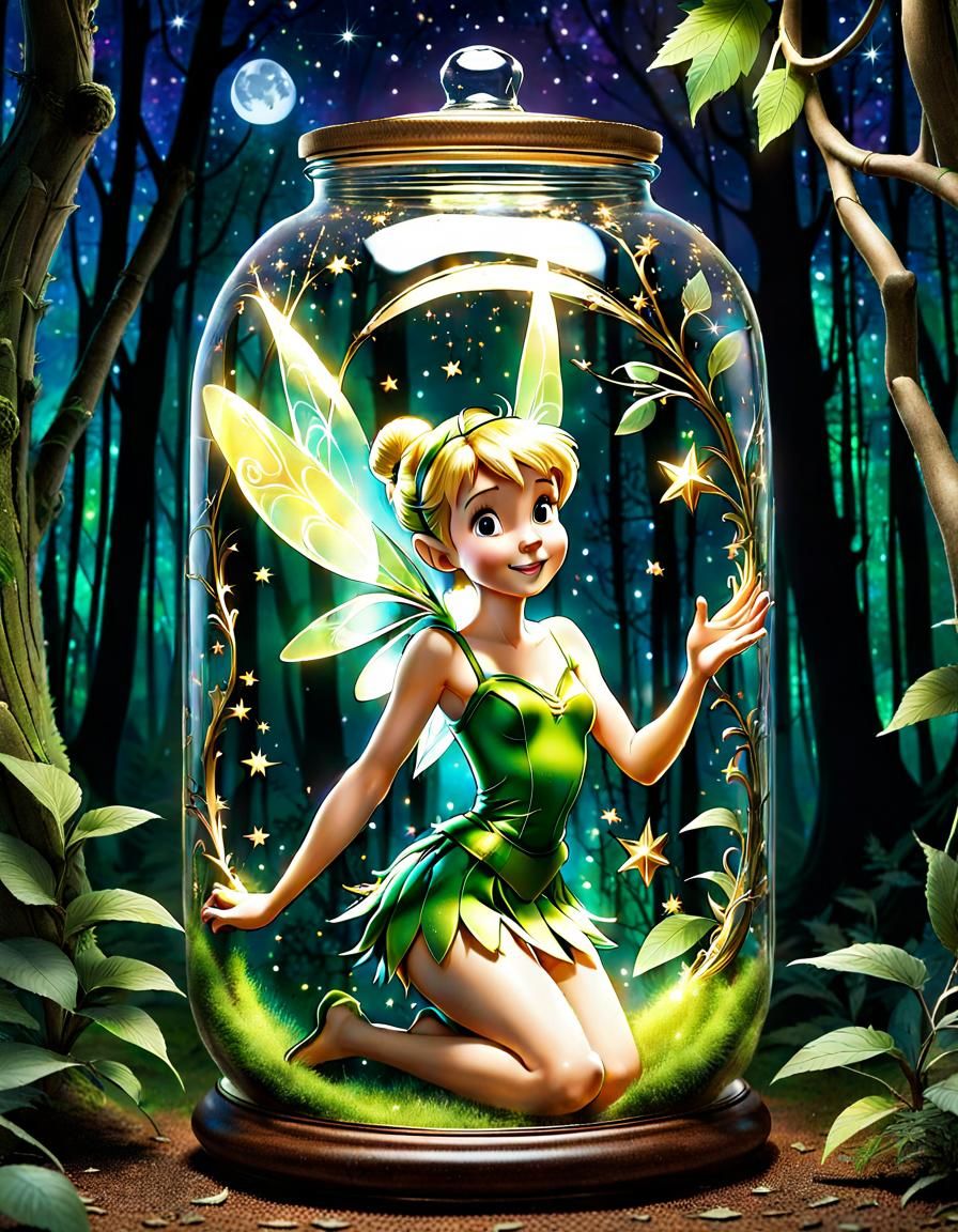Tinkerbell Fairy’s Moonshadow Dilemma