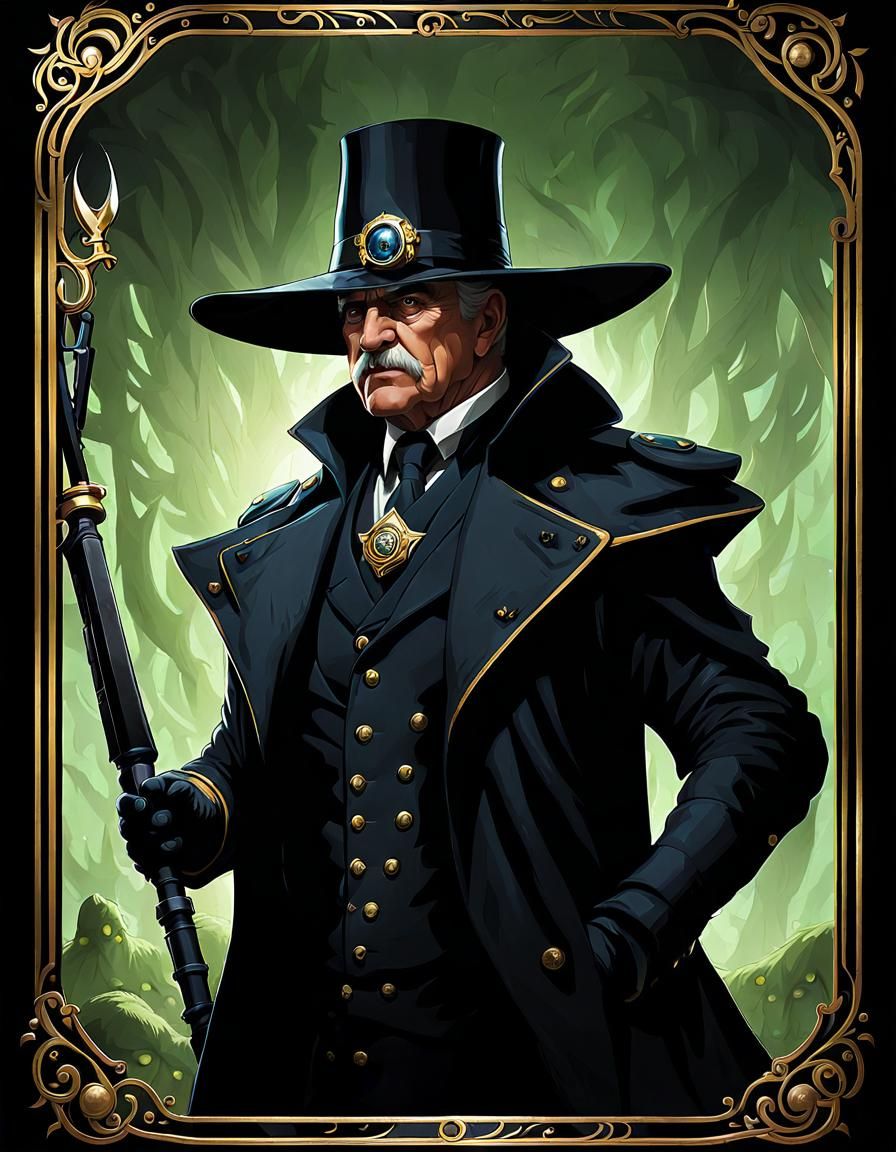 Enigmatic Portrait of a Prestidigitator