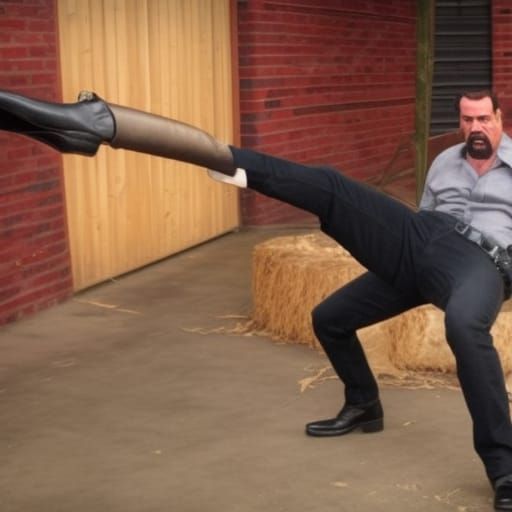 Handsome Negan Twerking in Minecraft