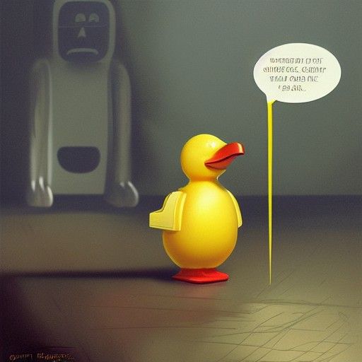 Sinister Rubber Duck Robot Eats Jimmy Carter