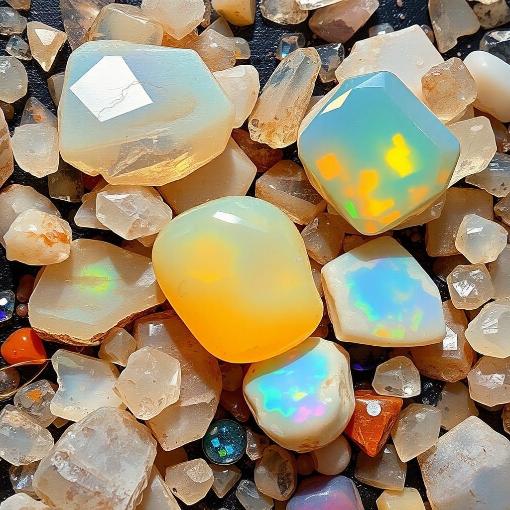 Gems and Crystals: Expressive Surreal Macro Art