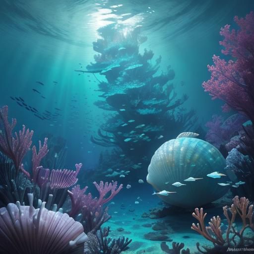 Luminous Pearl in Open Shell: Fantasy Concept Art