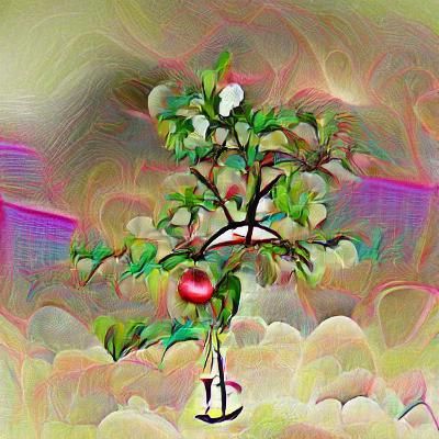 Classic Apple Tree Rendering