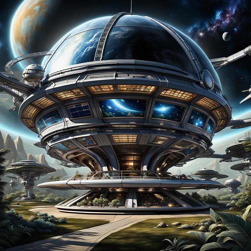 Celestial Nomad Spaceship for Deep Space Exploration