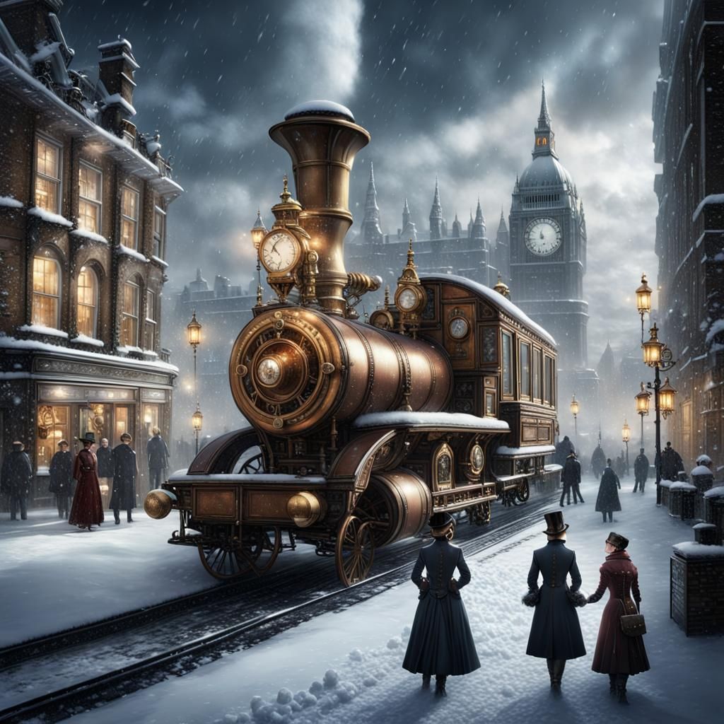Steampunk Winter Wonderland Christmas in London