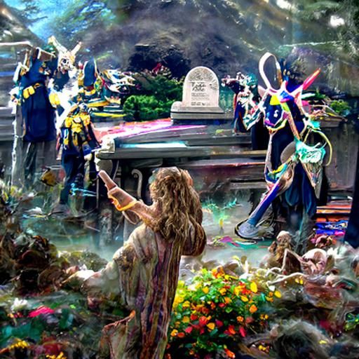 Ethereal Conductor: A Fantasy Illustration