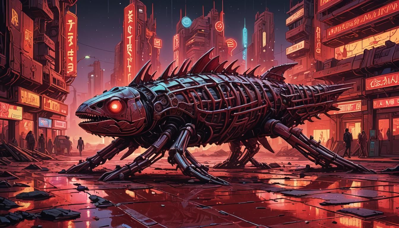 Retro-Futuristic Comic Book Architecture on Mars