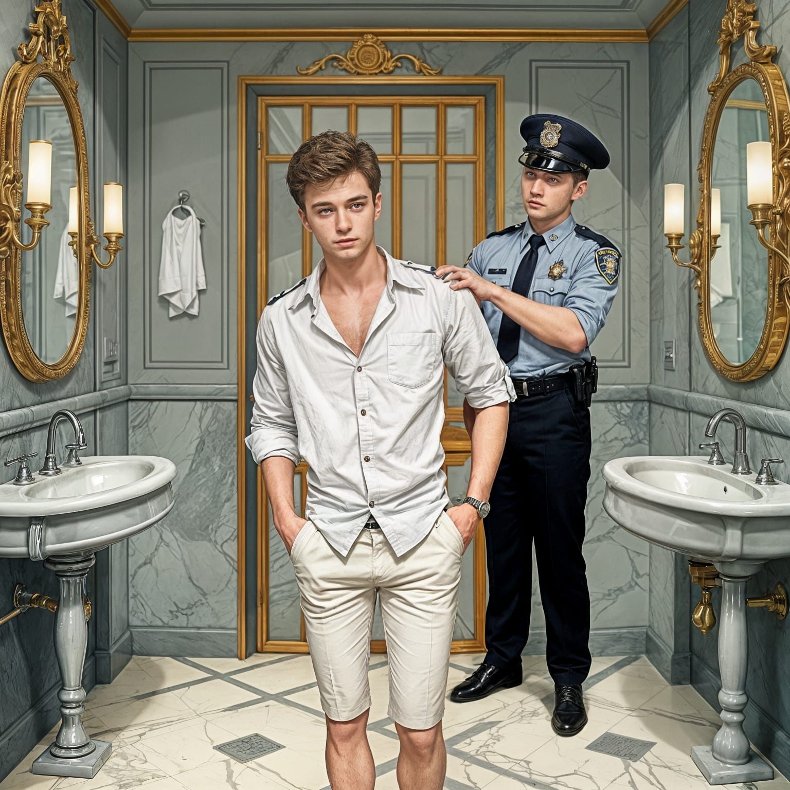 Young Man Arrested for Public Indecency in Lavatory