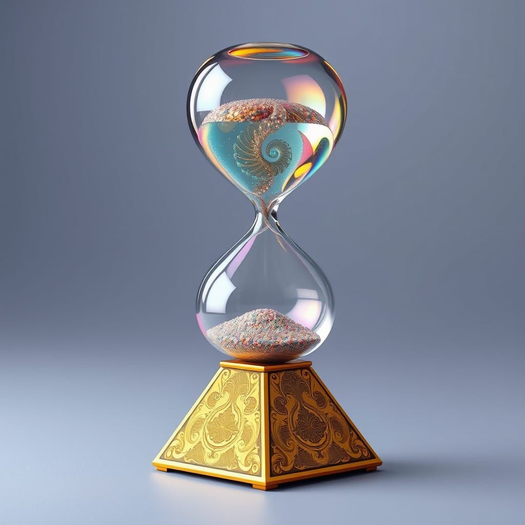 Fractal Glass Sculpture Defies Gravity