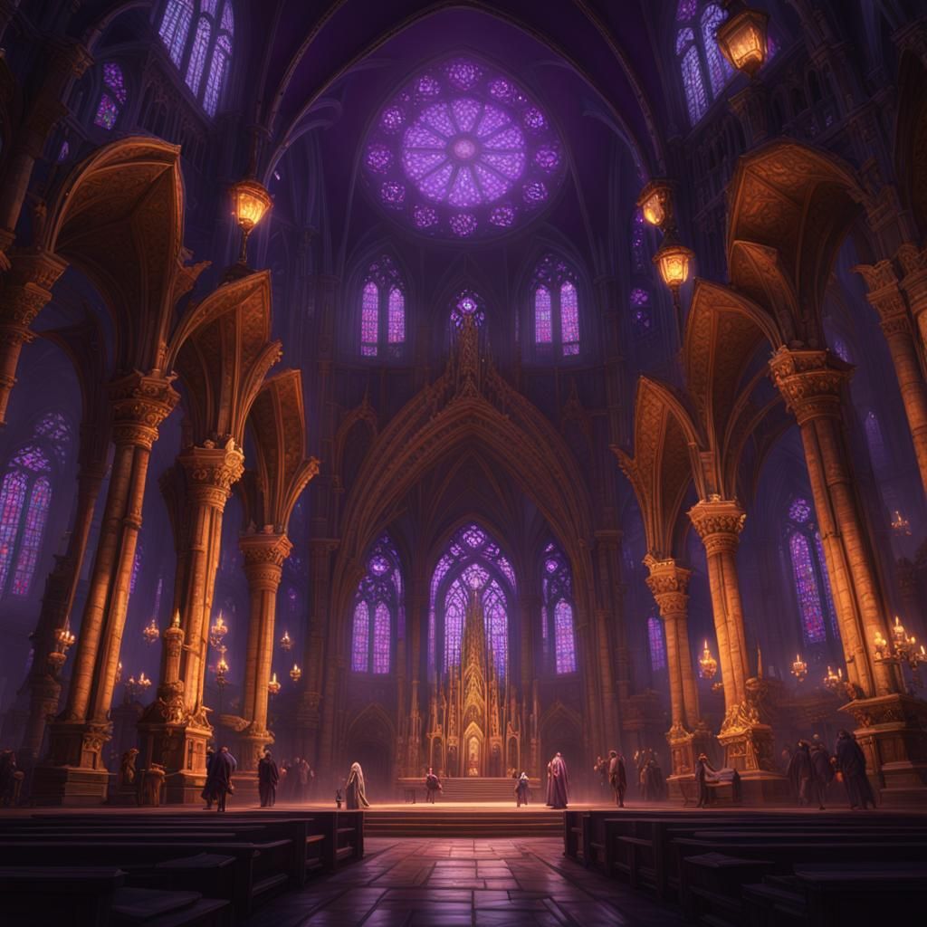 Dark Fantasy Cathedral: Giant Encounter in Unreal Engine