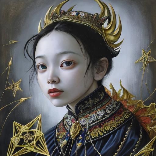 Abstract Scandinavia: Surrealist Oil Painting