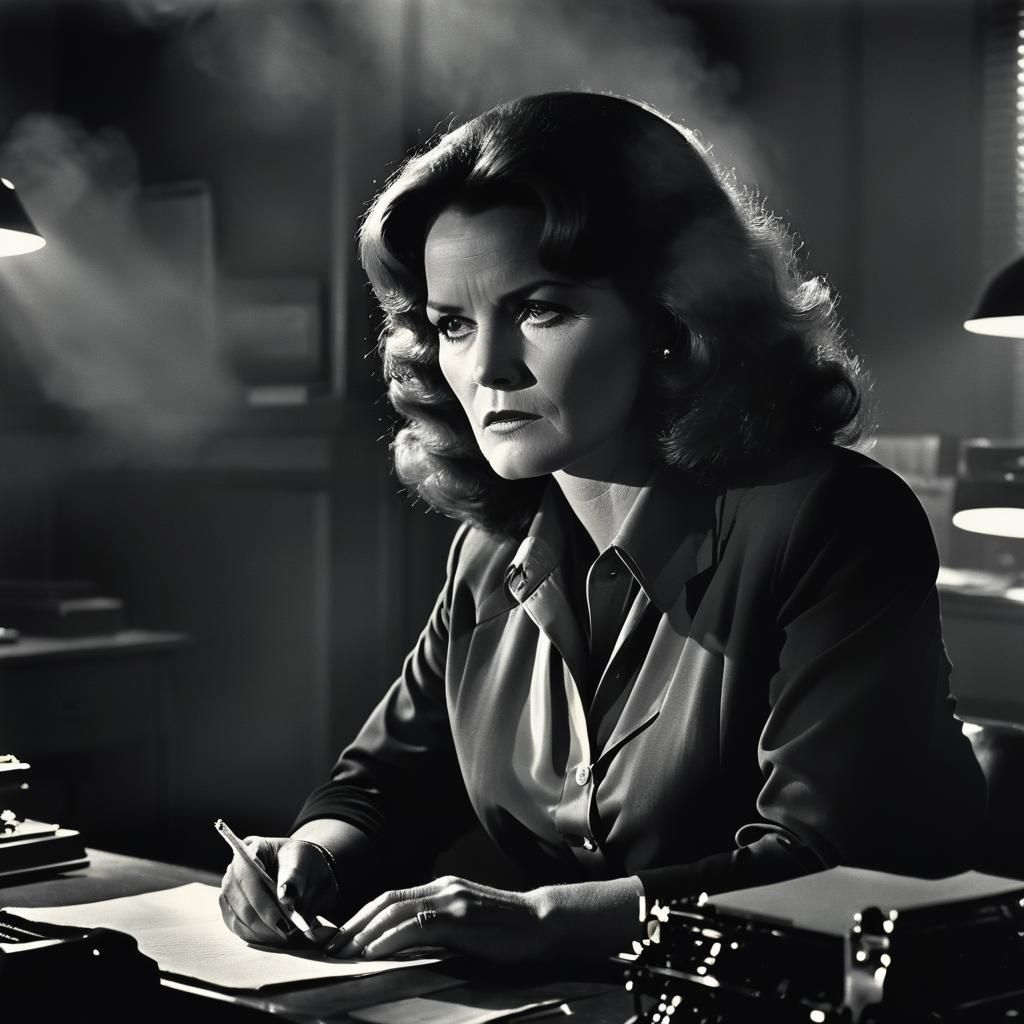 Louise Jameson Noir Film Still, 1978