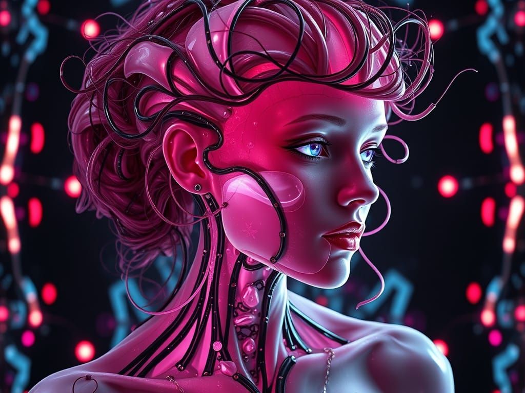 Automatron Audrey's Wirish Whirlington Hair Mirrored in Craz...