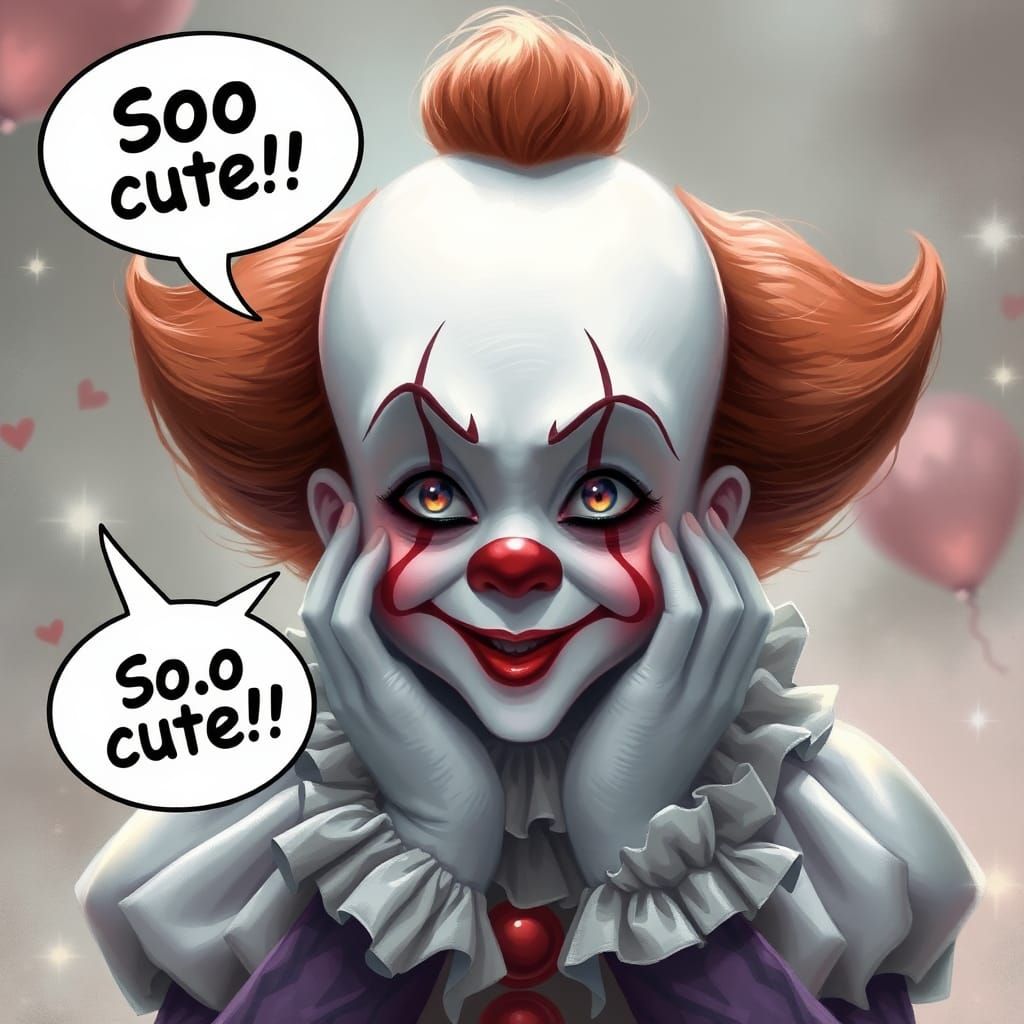 Pennywise Blushing, Anime Style, Soo Cute!!