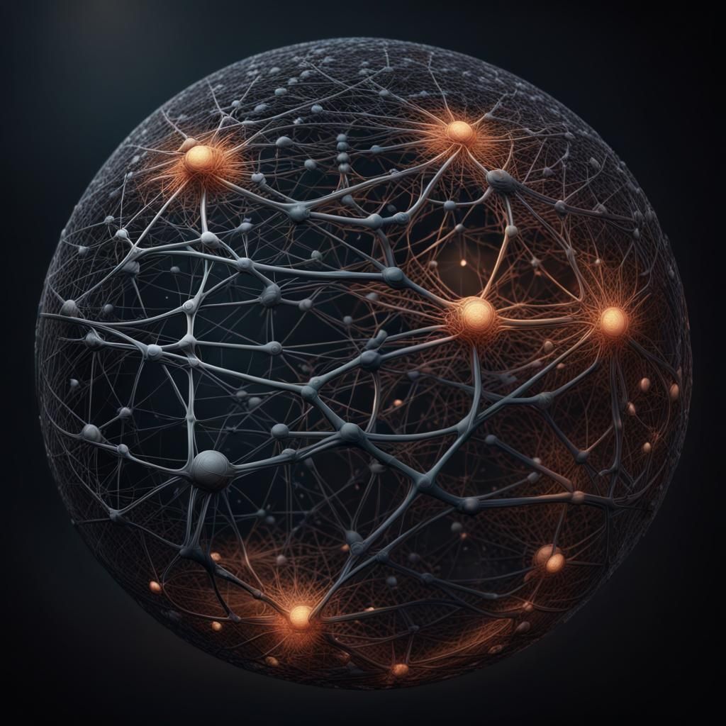 Hyperrealistic Phylogenetic Network in Ambient Light