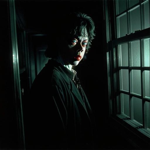 Eerie House on a Hill: A Horror Scene