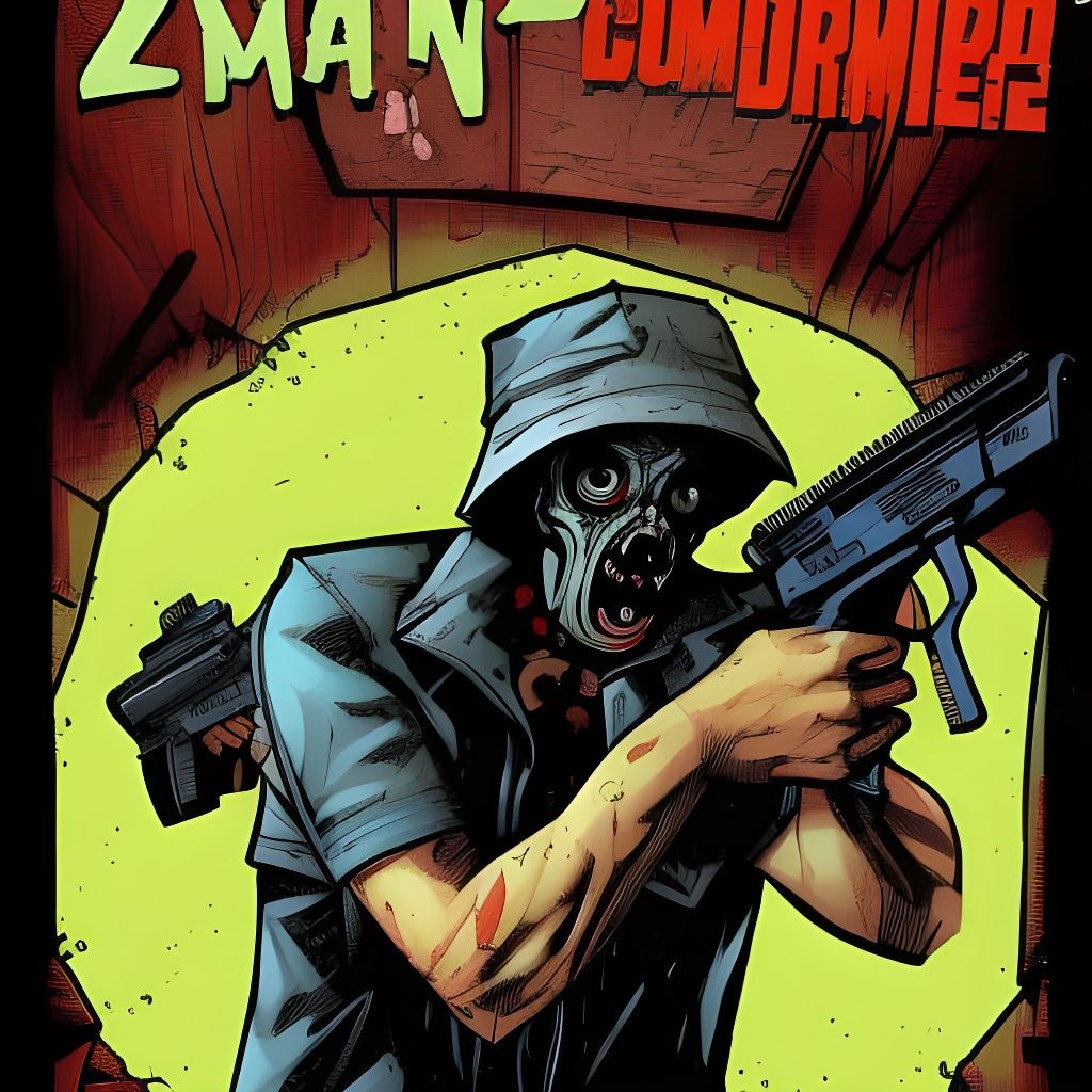 Zombie Apocalypse Comic Book Art