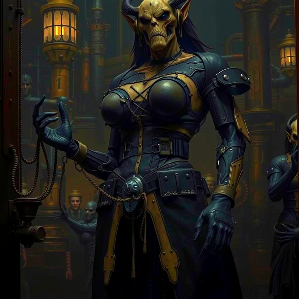 Demonic Steampunk Cenobites: A Dark Masterpiece