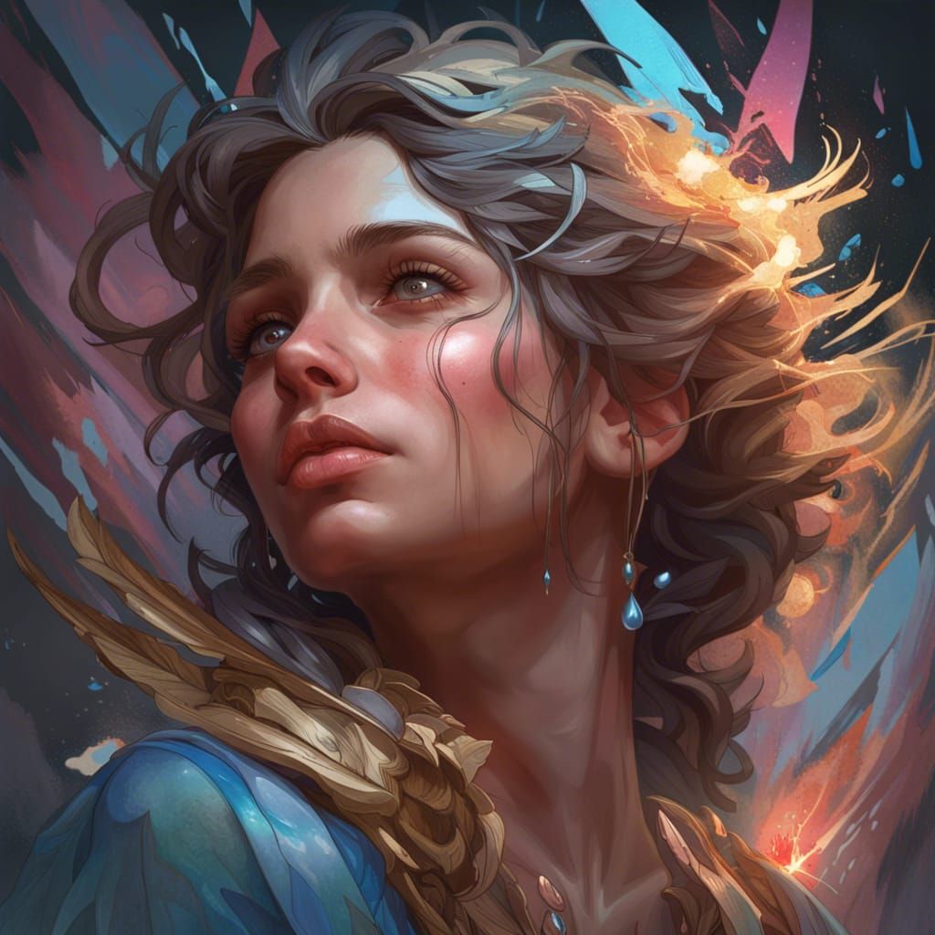 Detailed Portrait with Dynamic Lighting and Intricate Detail...