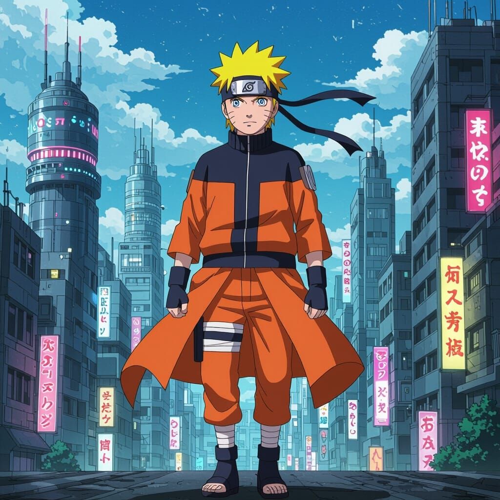 Naruto's Time Travel: A Distopian Future in Anime Style