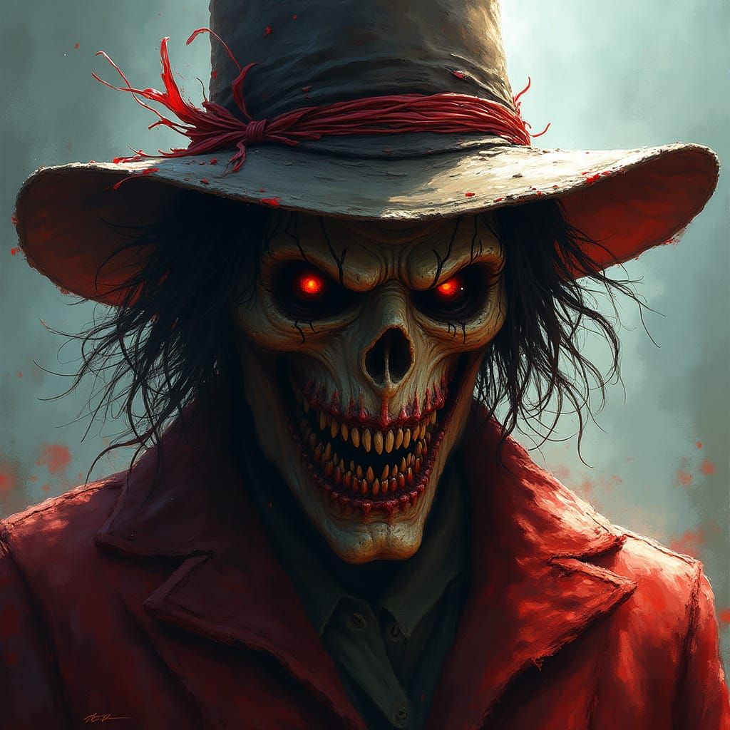 Creepy Scarecrow as Comic Book Villain
