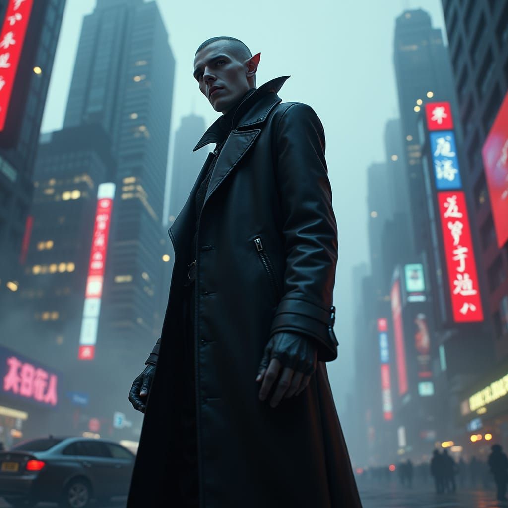 Cyberpunk vampire