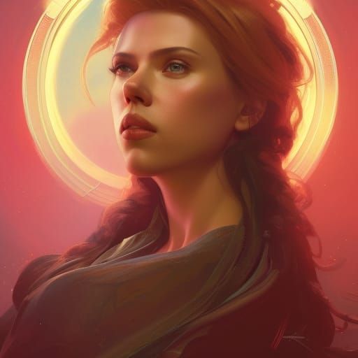 Detailed Portrait with Dynamic Lighting