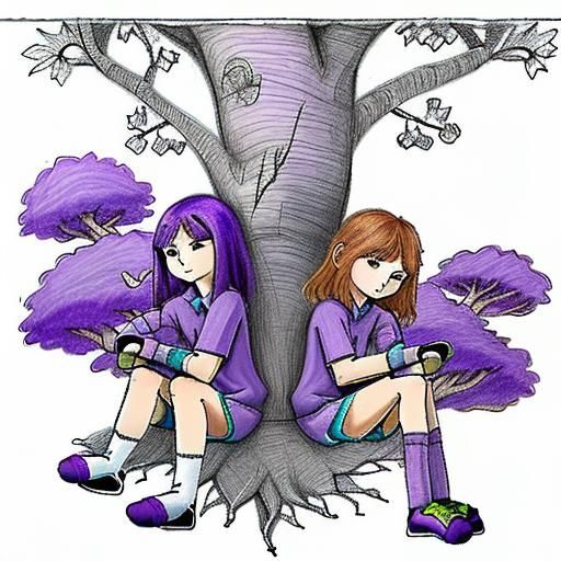 Simple Tree Drawing Hides Two People