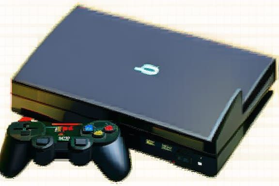 PlayStation 2 Console Render
