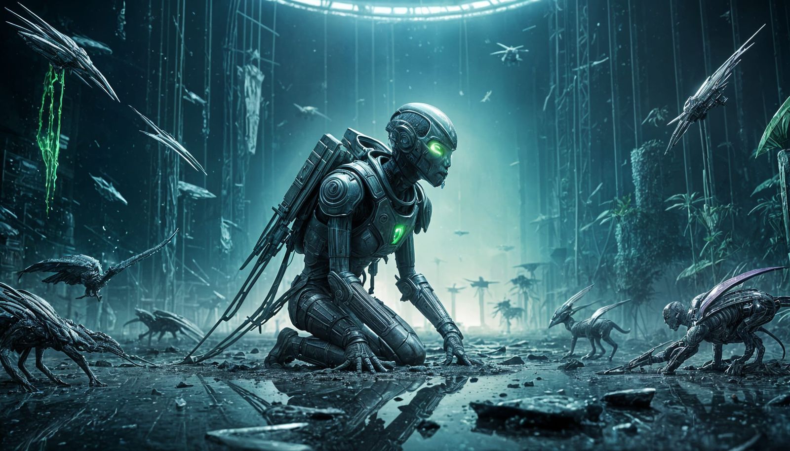 Glowing Wasteland of Lustune: Surreal Alien Planet