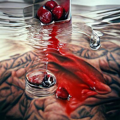 Hyperrealistic Blood in Water