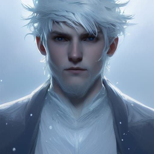 Jack Frost Portrait in Hyperdetailed Digital Art