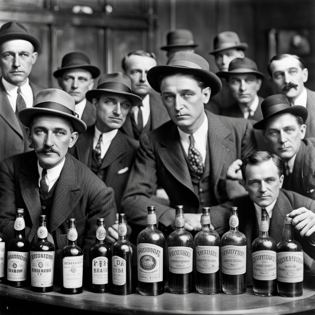 AI Generated Image of the Prohibition Era