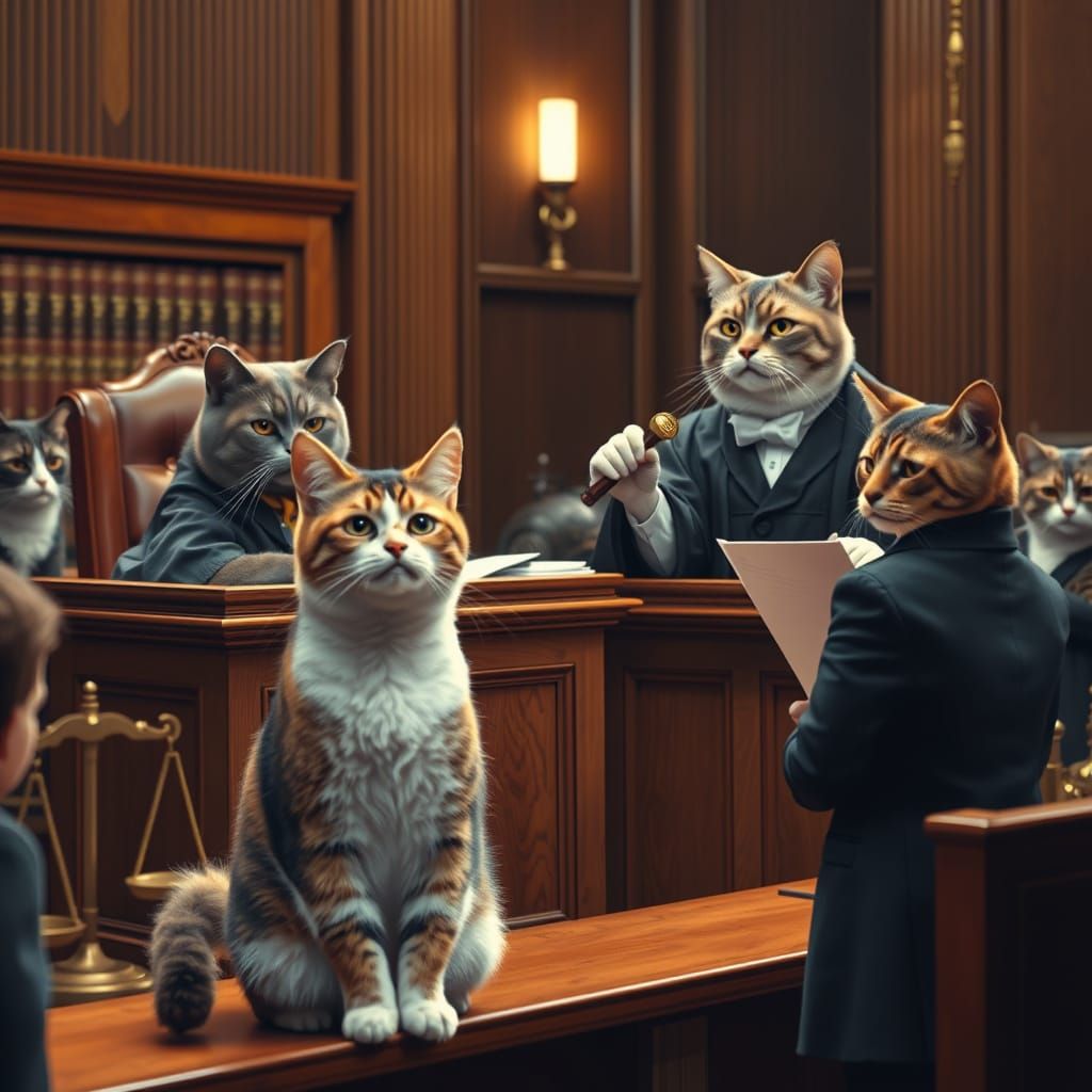 Cats in Court: A Feline Legal Drama