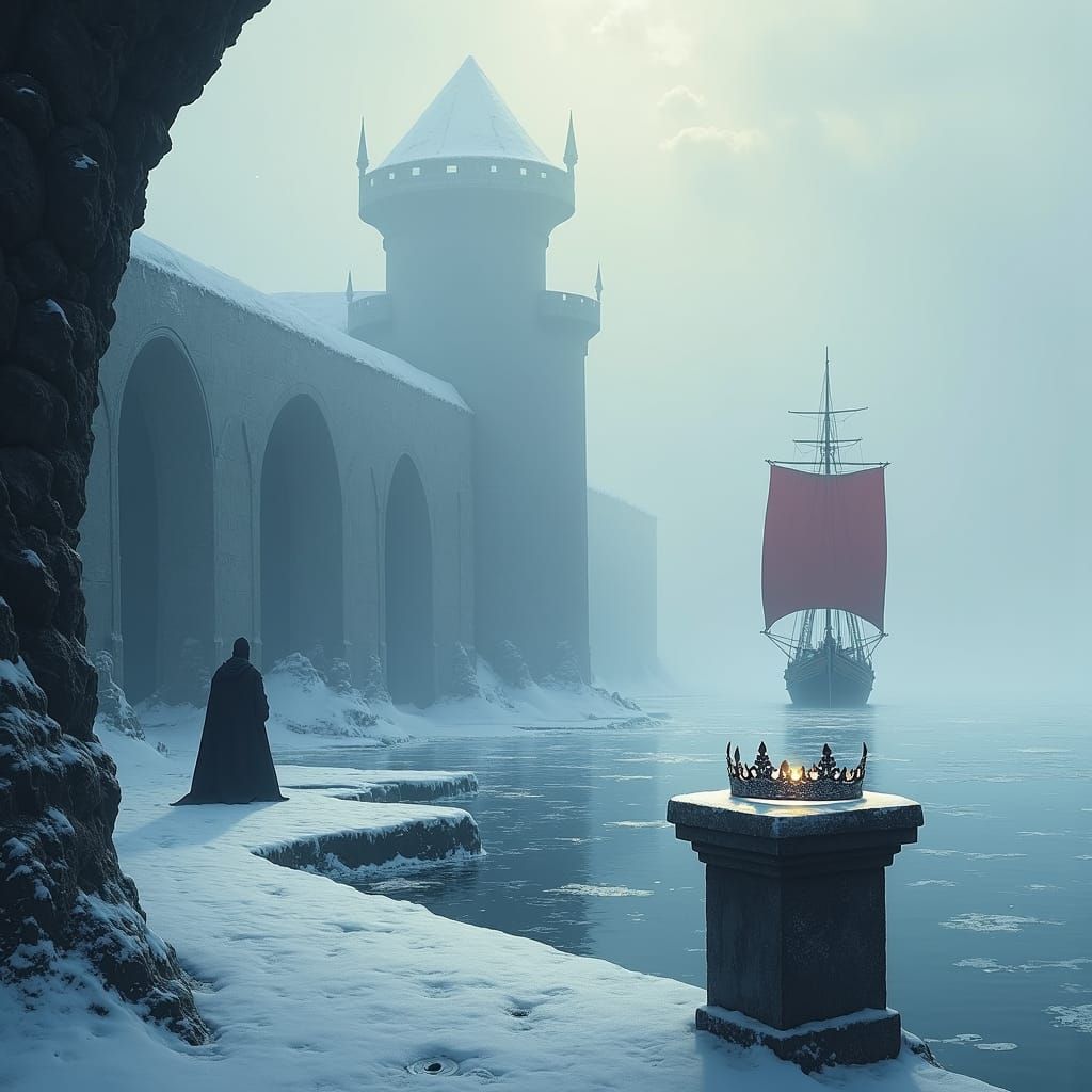 Neverwinter Haze: Lich King's Citadel in Ethereal Landscape