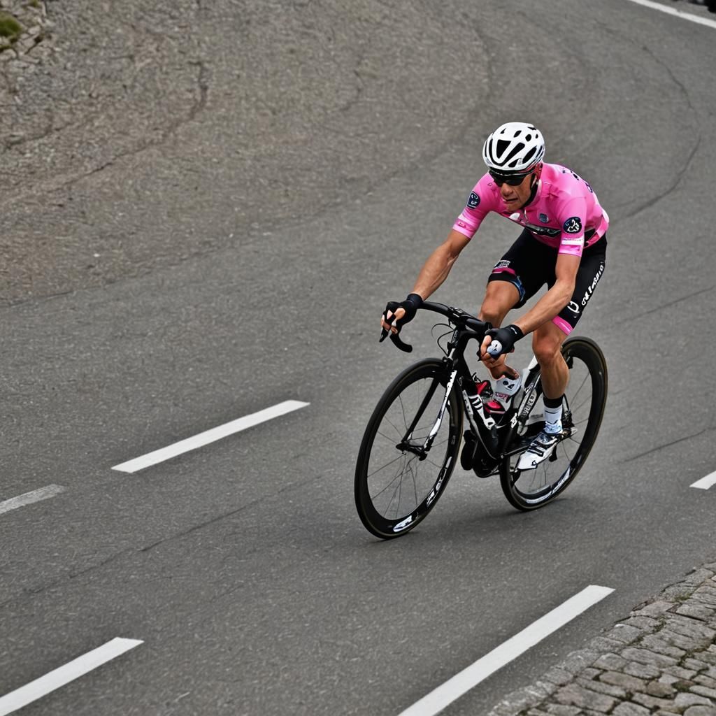 Tadej Pogačar at the Giro d'Italia