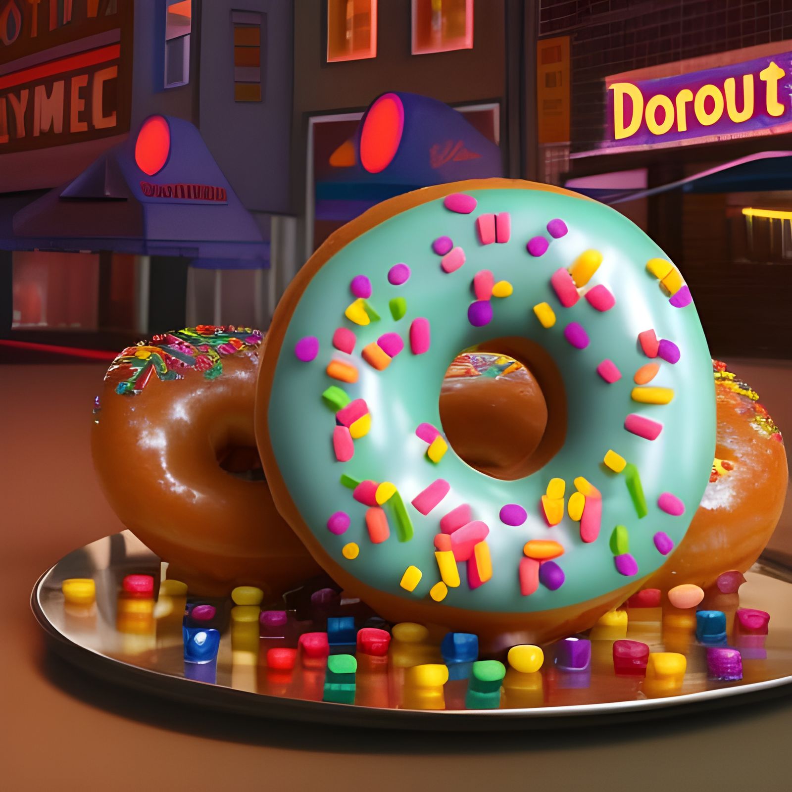 Huge Donuts