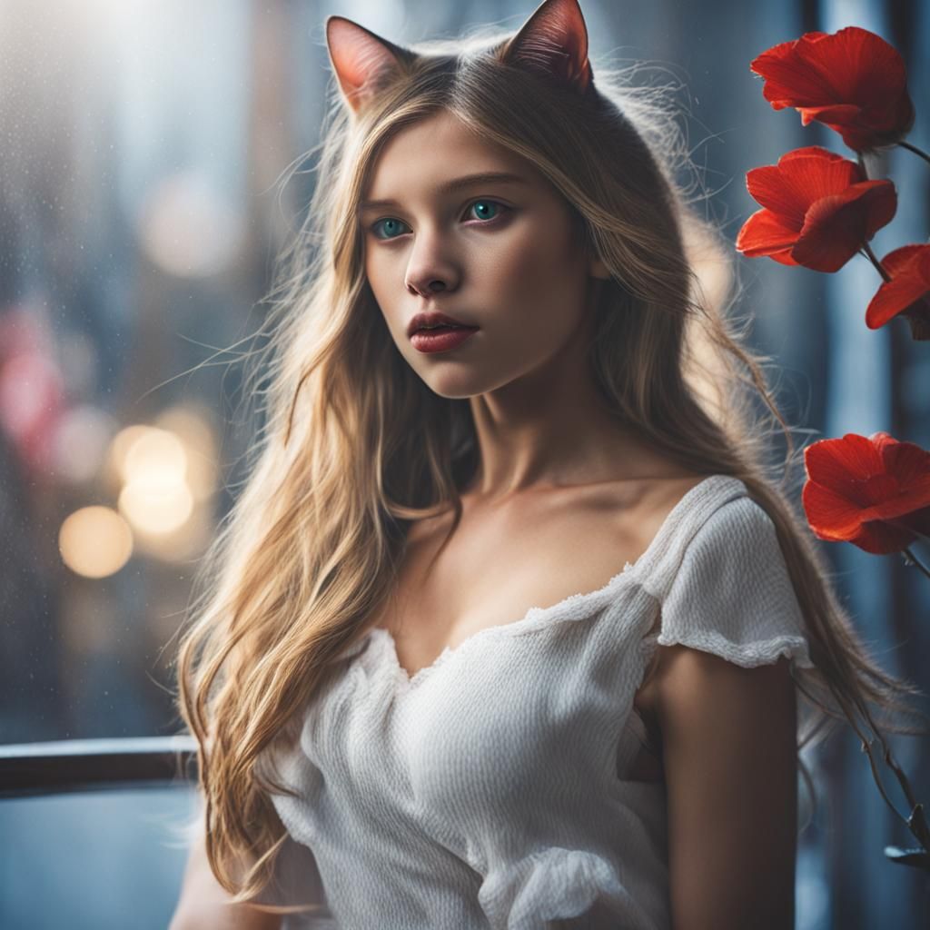 AI Generated Cat Face